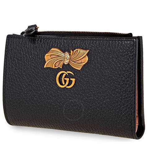 gucci leather wallet women's|Gucci leather wallet women.